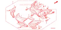 FEUX ARRIERE (SC1256,8) pour Honda SC 125 de 2006