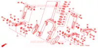 FOURCHE (SC1255,6,8) pour Honda SC 125 de 2006