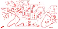 LEVIER DE GUIDON   CABLE   COMMODO (1) pour Honda SC 125 de 2006