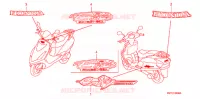 T (SC1255,6) pour Honda SC 125 de 2006
