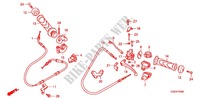 LEVIER DE GUIDON   CABLE   COMMODO (FREIN A DISQUE AVANT) pour Honda SCR 110 de 2012