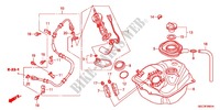 RESERVOIR A CARBURANT (SCR110C,D,E) pour Honda SCR 110 de 2012