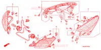 CLIGNOTANT pour Honda SCR 110 de 2013