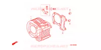 CYLINDRE pour Honda SPACY 110 de 2013