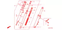 FOURCHE pour Honda SPACY 110 de 2013