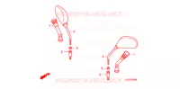 RETROVISEUR pour Honda SPACY 110 de 2013
