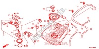 RESERVOIR A CARBURANT pour Honda SH 125 ABS SPECIAL 3ED de 2013