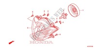 PHARE pour Honda SH 125 ABS STANDARD de 2013
