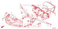 GUIDON   CARENAGE pour Honda SH 125 ABS STANDARD de 2013