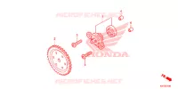 POMPE A HUILE pour Honda SH 125 ABS D SPECIAL 3F de 2013