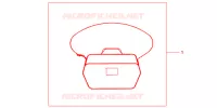 SAC INTERIEUR DE TOP CASE pour Honda SH 125 ABS D SPECIAL 3F de 2013