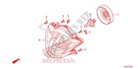 PHARE pour Honda SH 125 SPECIAL 3ED de 2013