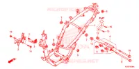 CADRE pour Honda SH 125 D SPECIAL 2F de 2013