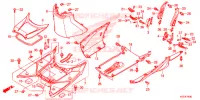 MARCHE PIEDS pour Honda SH 125 D SPECIAL 2F de 2013