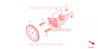 POMPE A HUILE pour Honda SH 125 D SPECIAL 2F de 2013