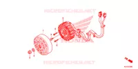 ROTOR   STATOR pour Honda SH 125 D SPECIAL 3F de 2013