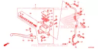 MAITRE CYLINDRE DE FREIN AVANT (SH125,D/SH150,D) pour Honda SH 125 D de 2013