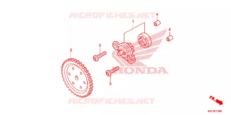POMPE A HUILE Honda SCOOTER 125 SH 2013  SH125DD