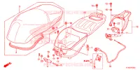 COFFRE  SELLE pour Honda SH 300 ABS de 2013