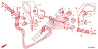 COMMODO   CABLE   RETROVISEUR pour Honda SH 300 de 2013