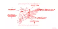 AUTOCOLLANTS pour Honda SH 300 de 2013