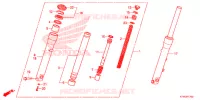 FOURCHE pour Honda SH 300 de 2013