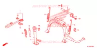 BEQUILLE pour Honda SH 300 de 2013