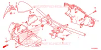 GUIDON   CARENAGE pour Honda SH 300 de 2013