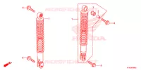 AMORTISSEUR ARRIERE pour Honda SH 300 de 2013
