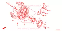 ROUE AVANT pour Honda SH 300 de 2013