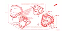 COMPTEUR pour Honda SH 150 ABS SPECIAL 2E de 2013