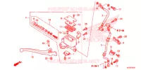 MAITRE CYLINDRE DE FREIN AVANT (SH125A,AD/SH150A,AD) pour Honda SH 150 ABS de 2013