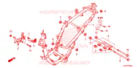 CADRE pour Honda SH 150 ABS D SPECIAL 5ED de 2013