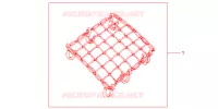 FILET BAGAGES NOIR pour Honda SH 150 ABS D SPECIAL 5ED de 2013