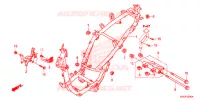 CADRE pour Honda SH 150 D SPECIAL 2E de 2013