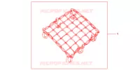 FILET BAGAGES NOIR pour Honda SH 150 D SPECIAL 2E de 2013