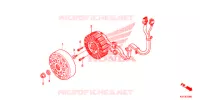 ROTOR   STATOR pour Honda SH 150 D SPECIAL 3F de 2013