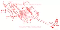 SILENCIEUX D'ECHAPPEMENT pour Honda SH 150 D de 2013