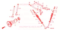 ARBRE A CAMES   SOUPAPE pour Honda TRX 250 FOURTRAX RECON Electric Shift de 2011