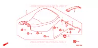 SELLE pour Honda TRX 250 FOURTRAX RECON Electric Shift de 2011