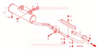 SILENCIEUX D'ECHAPPEMENT pour Honda TRX 250 FOURTRAX RECON Electric Shift de 2011