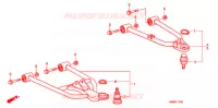 TRIANGLES AVANT pour Honda TRX 250 FOURTRAX RECON Electric Shift de 2011