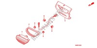FEU ARRIERE pour Honda TRX 250 FOURTRAX RECON Electric Shift de 2011