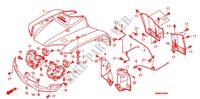GARDE BOUE AVANT pour Honda TRX 250 FOURTRAX RECON Electric Shift de 2011