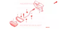 FEU ARRIERE pour Honda TRX 250 FOURTRAX RECON Electric Shift de 2012