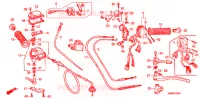 LEVIER DE GUIDON   CABLE   COMMODO pour Honda TRX 250 FOURTRAX RECON Electric Shift de 2012