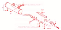SILENCIEUX D'ECHAPPEMENT pour Honda TRX 250 FOURTRAX RECON Electric Shift de 2012