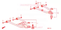 TRIANGLES AVANT pour Honda TRX 250 FOURTRAX RECON Electric Shift de 2012