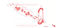 POMPE A HUILE pour Honda TRX 250 FOURTRAX RECON Electric Shift de 2012