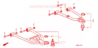 TRIANGLES AVANT pour Honda TRX 250 FOURTRAX RECON Electric Shift de 2012